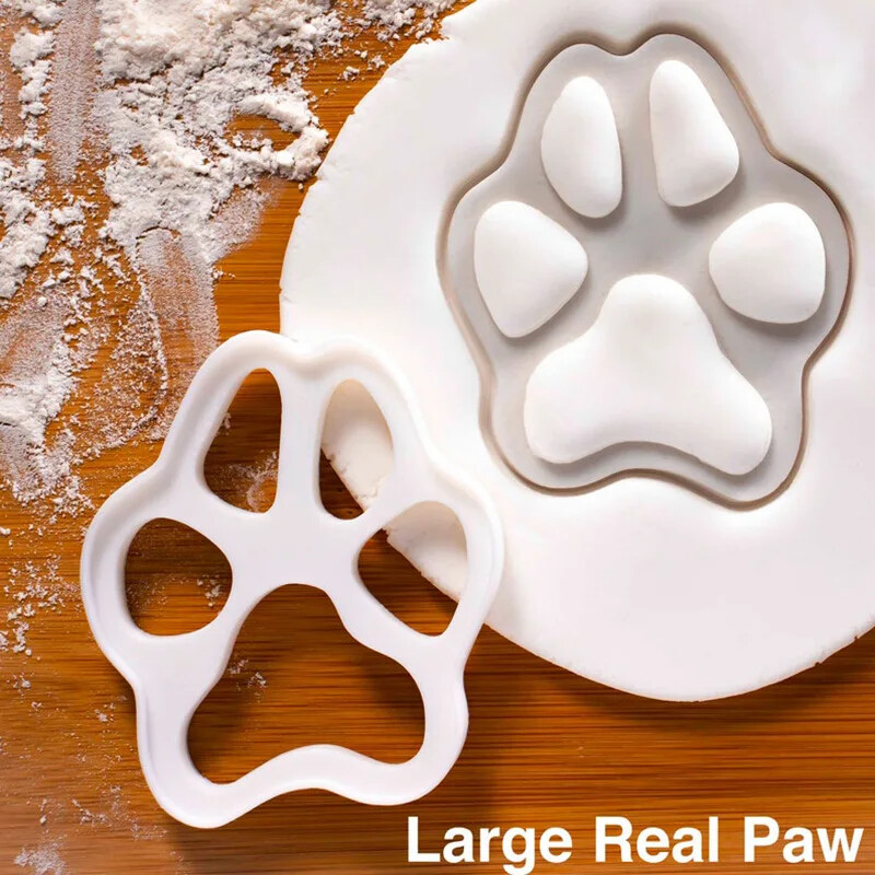  Rajzfilm macska mancs formájú sütivágók Forma torta keksz 3D formába préselés Fondant tészta Sütőeszközök Konyhai kiegészítők