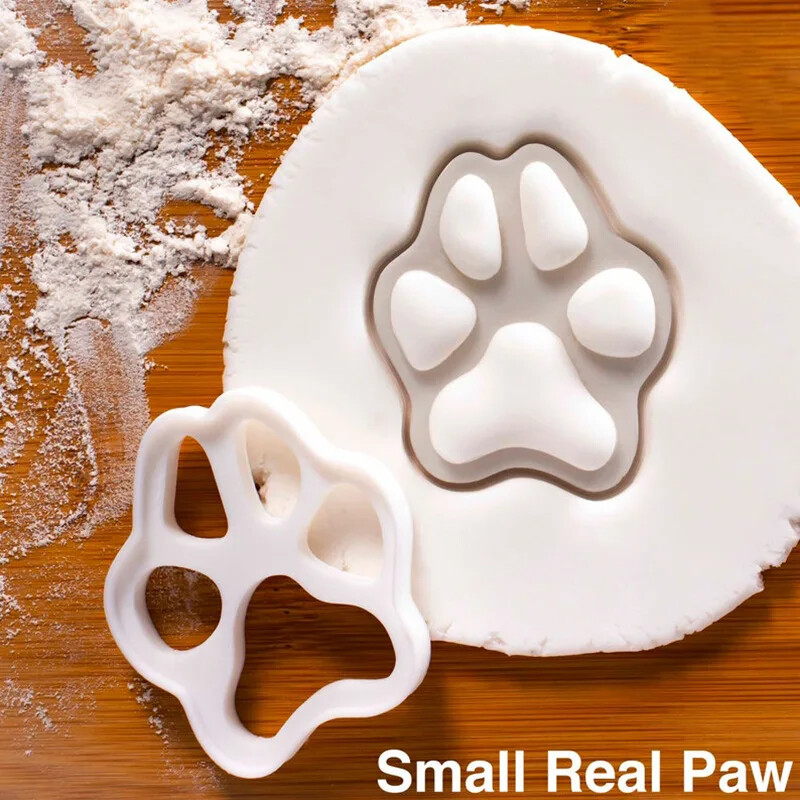  Rajzfilm macska mancs formájú sütivágók Forma torta keksz 3D formába préselés Fondant tészta Sütőeszközök Konyhai kiegészítők