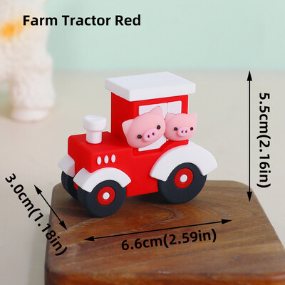Farm Animal Cake Toppers Cartoon Cow for One Year Baby Birthday Party Διακοσμήσεις τούρτας Baby Shower Decor Boy girl Χαριτωμένα δώρα