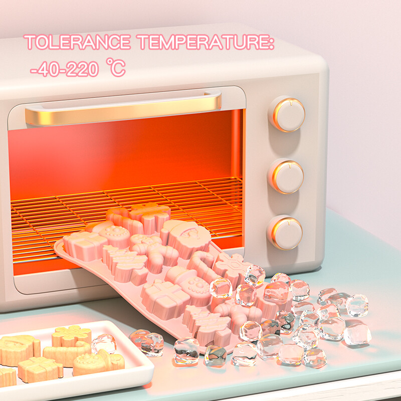 csokoládé forma szilikon csokoládé forma tapadásmentes fondant süti sütés hóember fák cukorka mézeskalács ember ajándék forma szerszámok