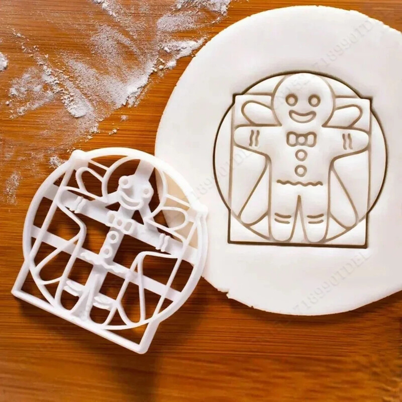Karácsonyi mézeskalács süteményvágók hópehely Mikulás műanyag süteményforma keksz bélyeg karácsonyi konyha barkács sütési kellékek