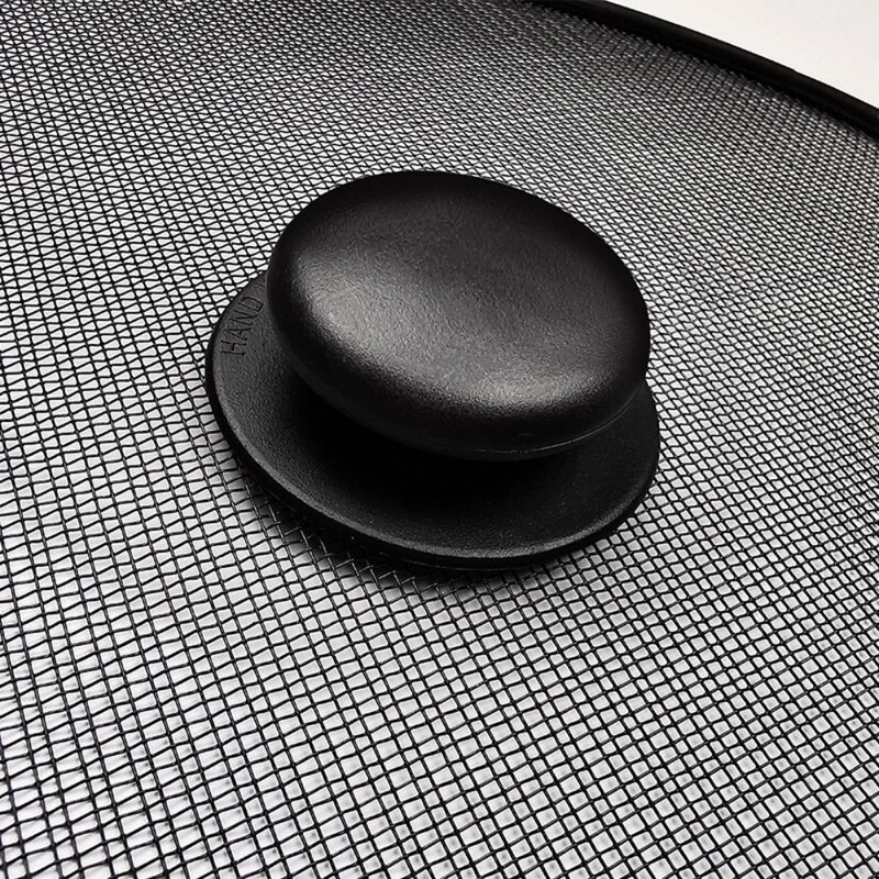 Új fekete olajos fröccsenésgátló, tartós olajfröccsenésgátló fedők, kényelmes, finomhálós fröccsenésgátló konyhai kellékek