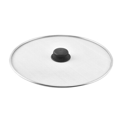 Νέα οθόνη 29cm Oil Splatter από ανοξείδωτο ατσάλι με λαβή Oil Splash καπάκια Ανθεκτικό καπάκι με καπάκι προμήθειες κουζίνας