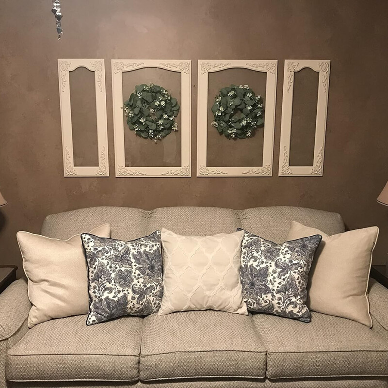 Coroniță artificială de eucalipt de 30 cm, coronițe verzi mici de 12 inci pentru ușă din față, fereastră de perete, festival de primăvară, decor fermă