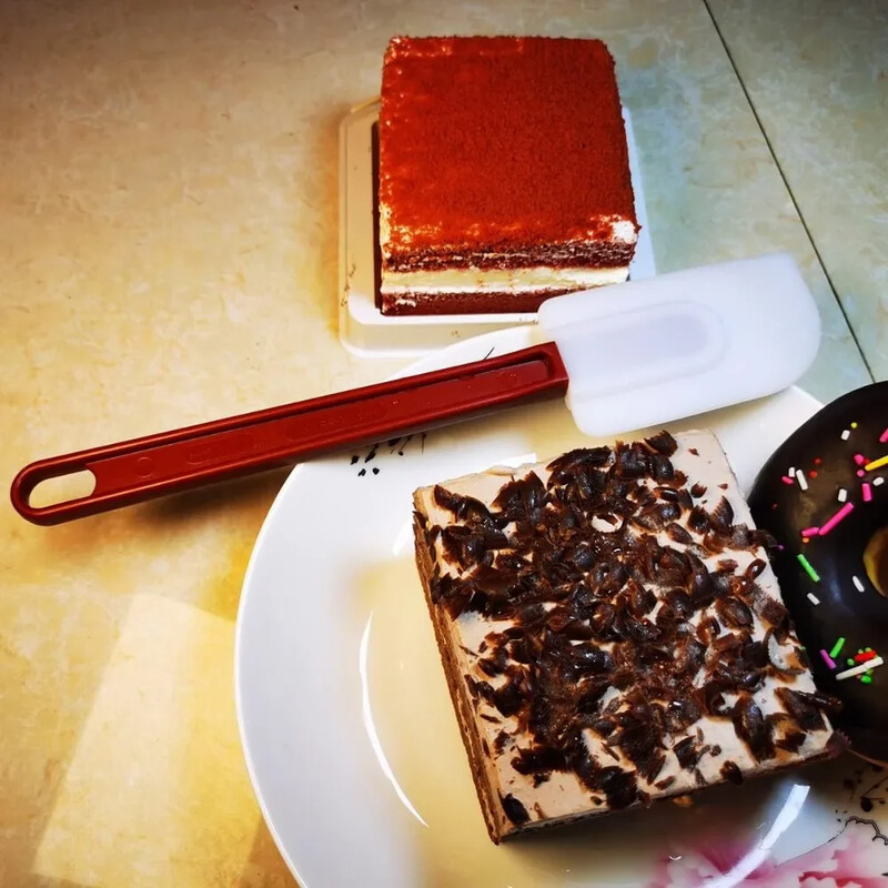 Gumi szilikon hőálló kereskedelmi kaparóhoz, 3 darabos szilikon szett, konyhai gumi kaparóhoz 9,5 hüvelyk