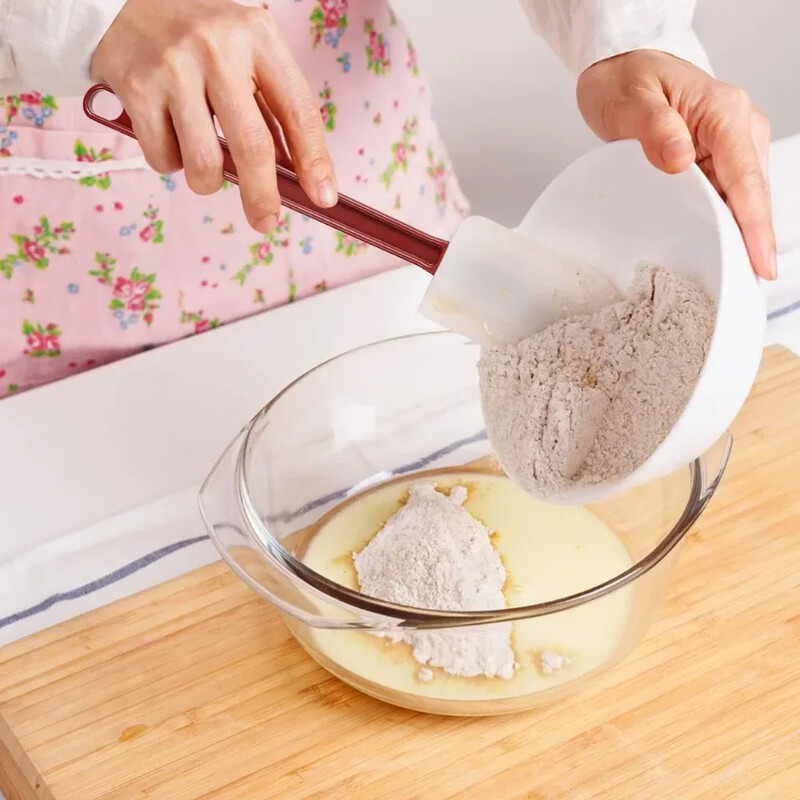 Gumi szilikon hőálló kereskedelmi kaparóhoz, 3 darabos szilikon szett, konyhai gumi kaparóhoz 9,5 hüvelyk