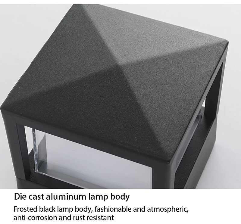 LED-es kültéri fali lámpa AC85-265V vízálló IP65 mozgásérzékelős fali lámpa erkélyhez kerti folyosó bejáratához lakberendezés