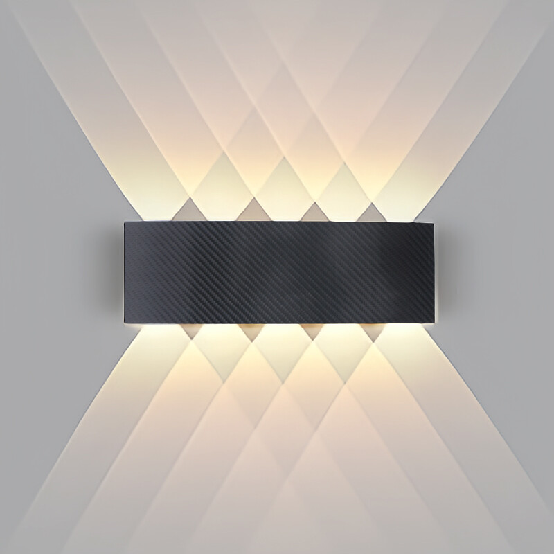 Lampă de perete cu LED pentru exterior, impermeabilă, 6W 10W Lămpi de perete exterior pentru curte, la modă nordică.