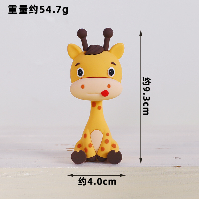 New Forest Wild Animal Cake Topper Leu Girafa Elefant Maimuta Safari Jungle Prima aniversare Decoratiuni pentru tort pentru copii baieti