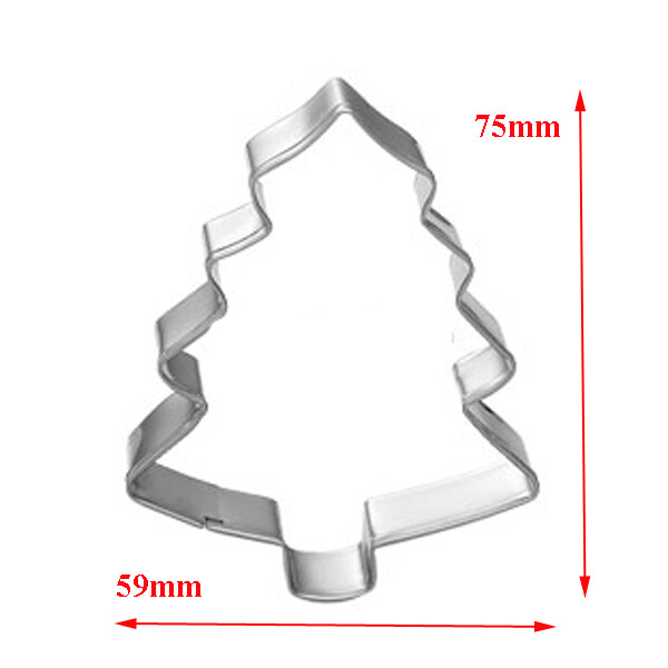 1 buc patiserie reposteria decor de Crăciun pom fulgi de zăpadă matrițe metal cookie taietor Sugarcraft fondant prăjituri instrumente biscuiți