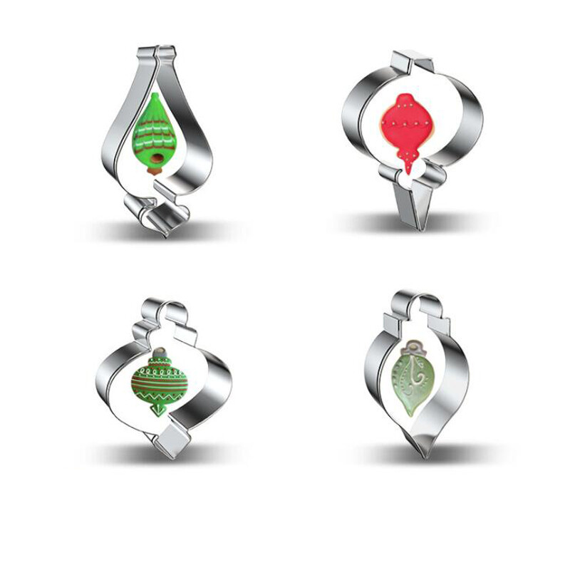 1 buc patiserie reposteria decor de Crăciun pom fulgi de zăpadă matrițe metal cookie taietor Sugarcraft fondant prăjituri instrumente biscuiți