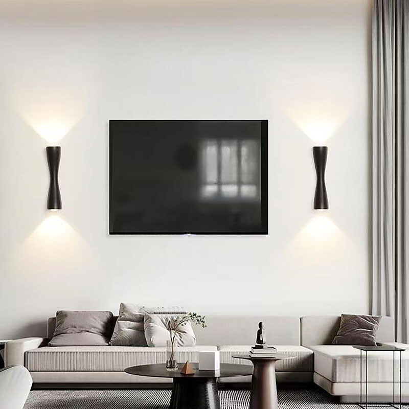 Lampă de perete modernă cu LED 2W 6W 10W IP65 impermeabilă pentru grădină în aer liber, coridor, noptieră, sufragerie, aplic de perete, decor pentru casă, luciu