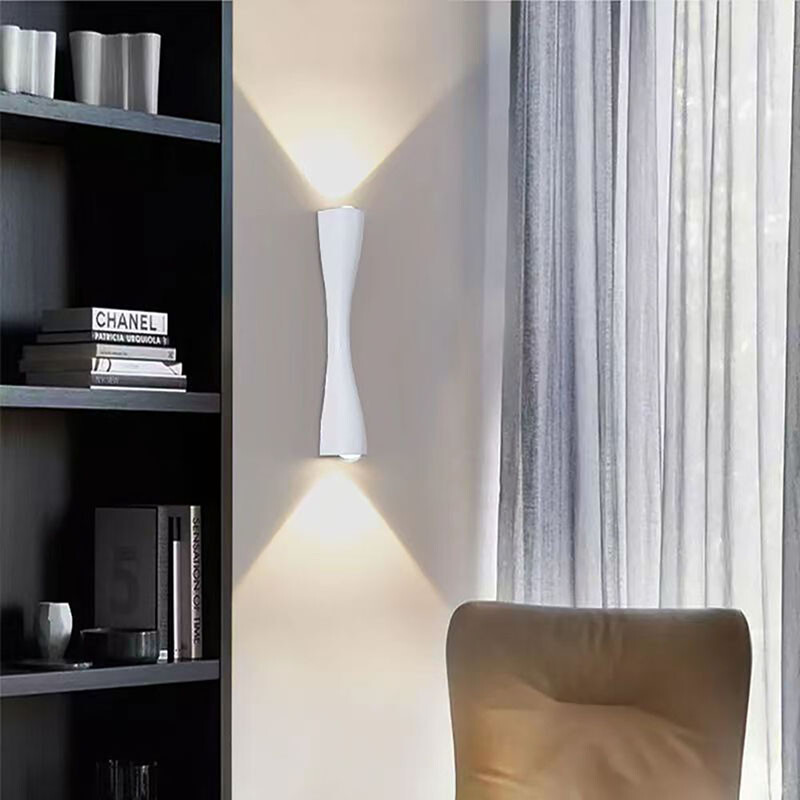 Lampă de perete modernă cu LED 2W 6W 10W IP65 impermeabilă pentru grădină în aer liber, coridor, noptieră, sufragerie, aplic de perete, decor pentru casă, luciu