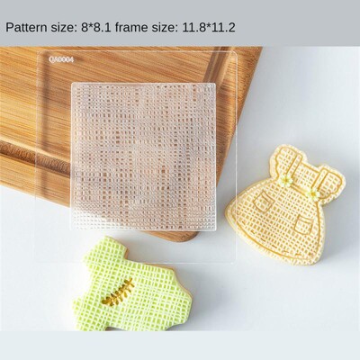 Baby Birthday Cookie Stamp Embosser Cutter Ακρυλικό Fondant Sugar Craft Cookie Cutter Φόρμα ψησίματος για μπισκότα ψησίματος