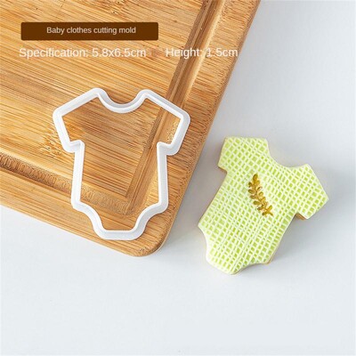 Baby Birthday Cookie Stamp Embosser Cutter Ακρυλικό Fondant Sugar Craft Cookie Cutter Φόρμα ψησίματος για μπισκότα ψησίματος