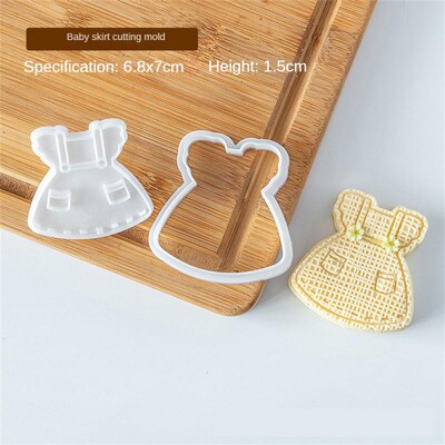 Baby Birthday Cookie Stamp Embosser Cutter Ακρυλικό Fondant Sugar Craft Cookie Cutter Φόρμα ψησίματος για μπισκότα ψησίματος