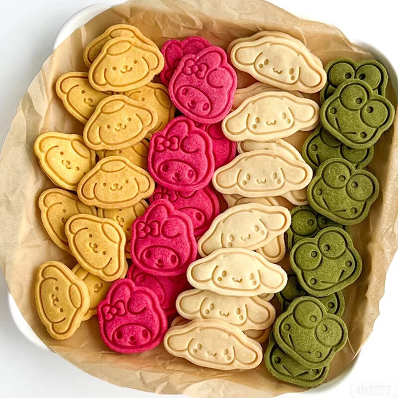 4 buc/set Animale drăguțe tăietori și ștampile pentru biscuiți pentru fondant de desene animate accesorii și instrumente pentru copt Accesorii pentru bucătărie
