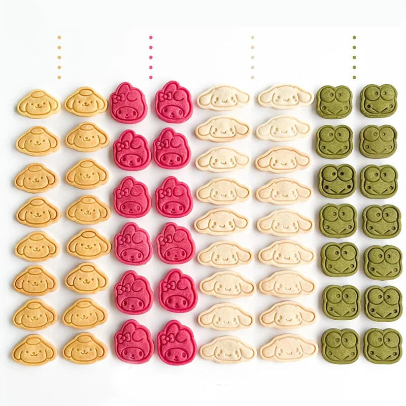 4 buc/set Animale drăguțe tăietori și ștampile pentru biscuiți pentru fondant de desene animate accesorii și instrumente pentru copt Accesorii pentru bucătărie