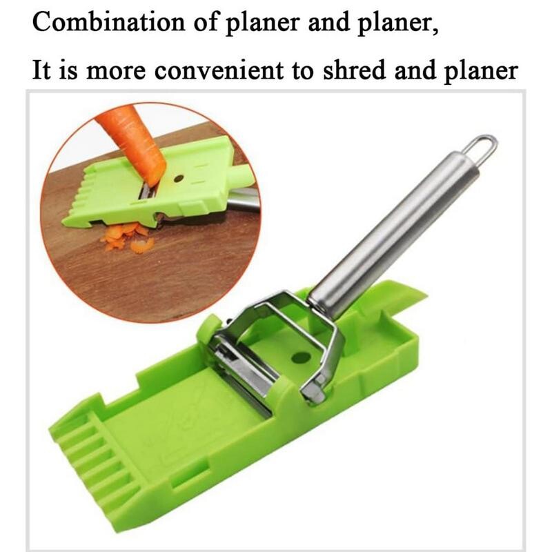 Cuțitor multifuncțional de curățat cu lame duble Instrument de curățat de bucătărie pentru fructe, cartofi, tăietor portabil de legume, farfurie de răzătoare pentru bucătărie