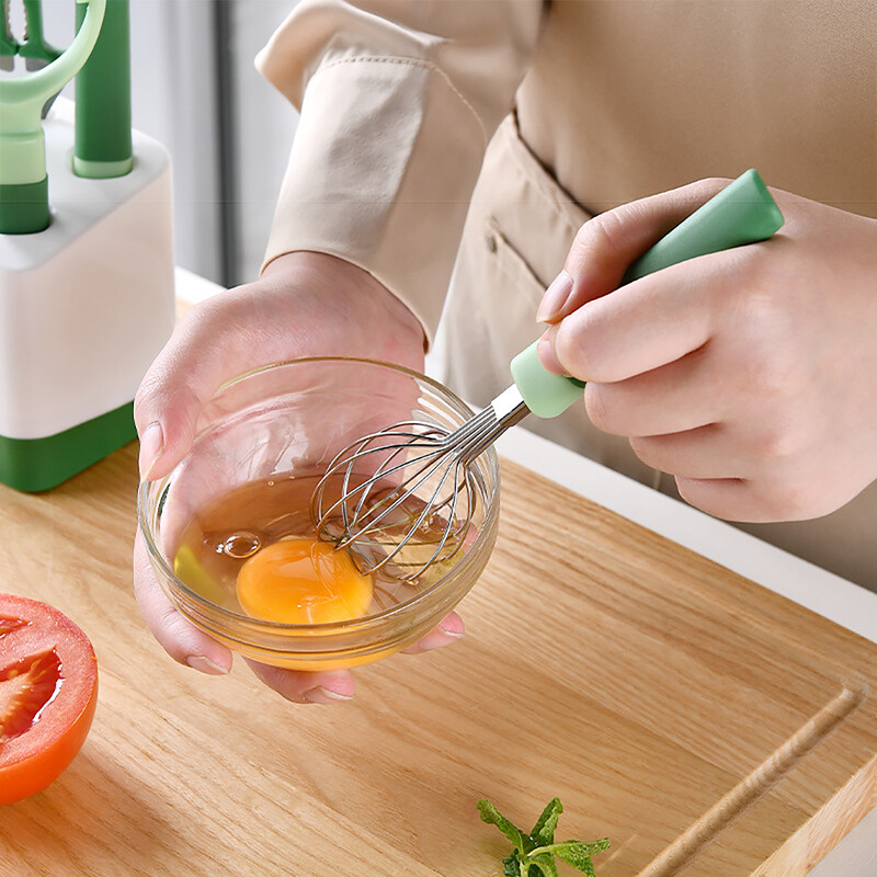 Set de cuțite pentru tăiat fructe din oțel inoxidabil, 5/6 buc. Foarfece pentru bărbierit pepene galben Cuțit pentru fructe Set de bătut ouă