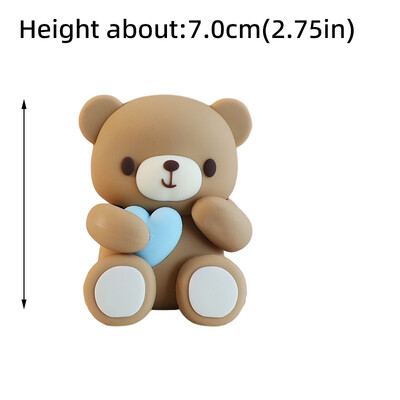 New Bear Cake Topper Trojan Bear, ροζ μπλε γράμματα BABY για αγόρι κορίτσι Διακοσμήσεις ντους μωρού για παιδιά Χρόνια Πολλά Προμήθειες για πάρτι