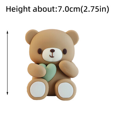 New Bear Cake Topper Trojan Bear, ροζ μπλε γράμματα BABY για αγόρι κορίτσι Διακοσμήσεις ντους μωρού για παιδιά Χρόνια Πολλά Προμήθειες για πάρτι