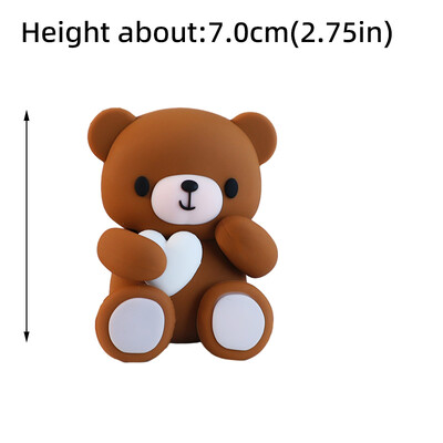 New Bear Cake Topper Trojan Bear, ροζ μπλε γράμματα BABY για αγόρι κορίτσι Διακοσμήσεις ντους μωρού για παιδιά Χρόνια Πολλά Προμήθειες για πάρτι