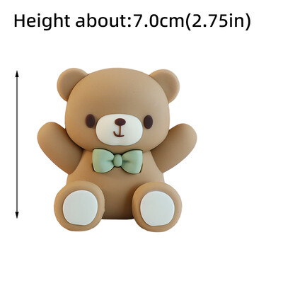 New Bear Cake Topper Trojan Bear, ροζ μπλε γράμματα BABY για αγόρι κορίτσι Διακοσμήσεις ντους μωρού για παιδιά Χρόνια Πολλά Προμήθειες για πάρτι