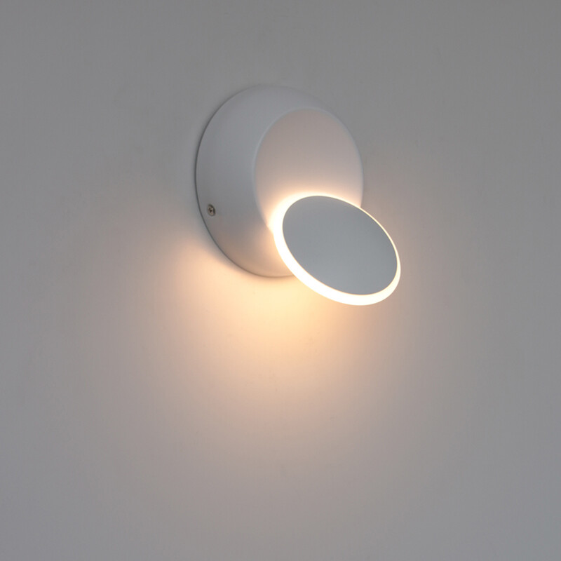 LED beltéri forgatható fali lámpa Éjjeli lámpa Hálószoba Nappali Folyosó Kanapé Háttérvilágítás Lakás dekoráció Fali tükör lámpa