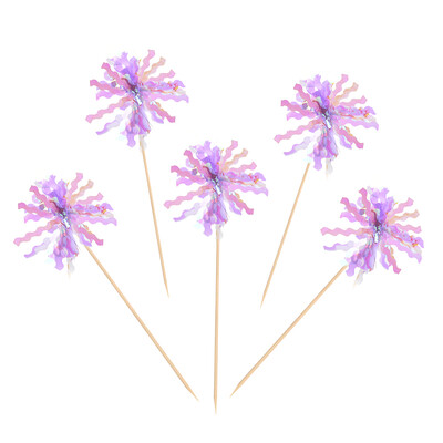 20 τεμ. Glitter Tassels Cake Topper Snowflake Ball Shape Cupcake Toppers for Christmas Birthday Party Baby Shower Cake Decoration