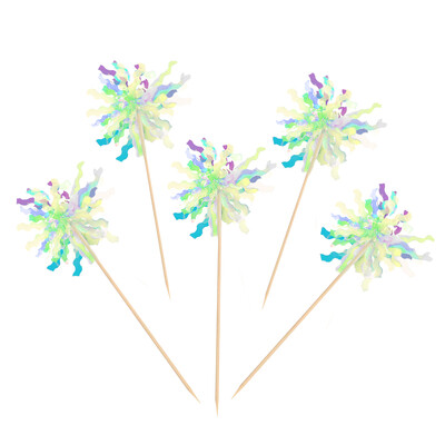 20 τεμ. Glitter Tassels Cake Topper Snowflake Ball Shape Cupcake Toppers for Christmas Birthday Party Baby Shower Cake Decoration