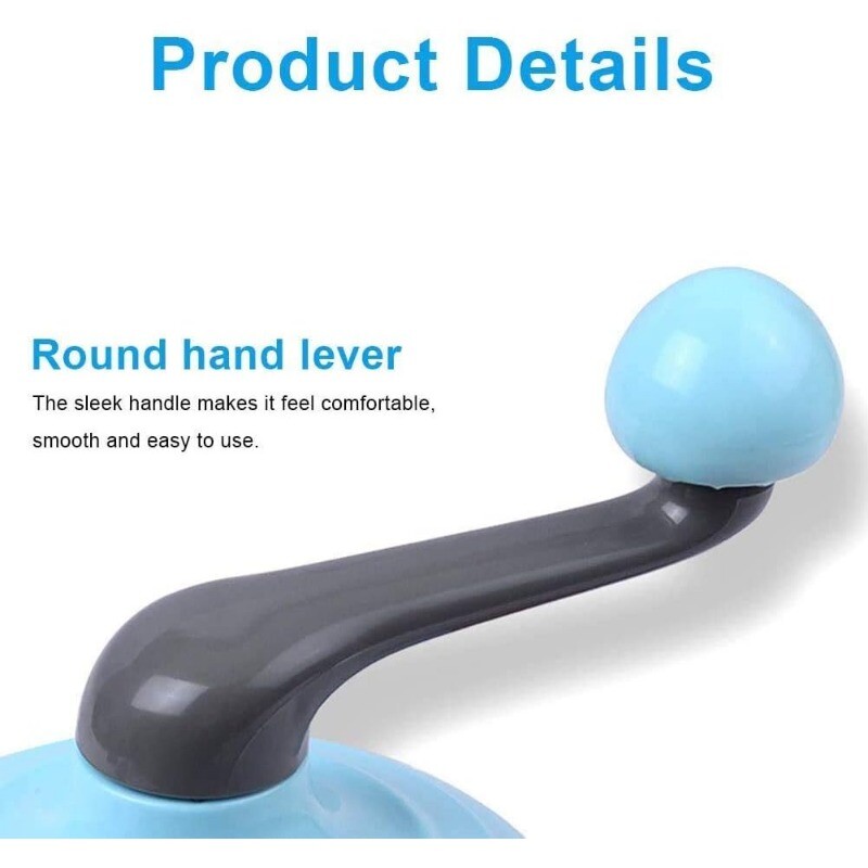 Tojáshabverő műanyag kézi forgattyús habverő turmixgép Hosszú hajtókaros többfunkciós kézi tojáshabverő praktikus konyhai eszköz