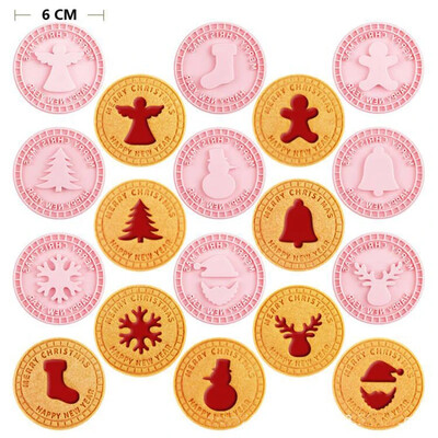 9 τμχ/Σετ Μπισκότα νιφάδα χιονιού ανάγλυφα καλούπια κοπής Καλά Χριστούγεννα Φοντάν νιφάδα χιονιού Σφραγίδα ζαχαροπλαστικής μπισκότο κέικ Εργαλεία διακόσμησης