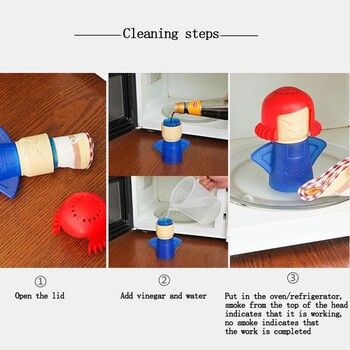 Препарат за почистване на микровълнова фурна Почистване на хладилник Дезодориране Creative Shape Тип спрей за премахване на миризмата на кухненски джаджи