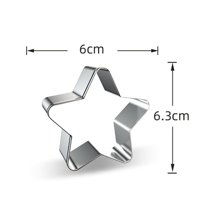 1vnt Moon Star Cloud nerūdijančio plieno sausainių pjaustyklė sausainių formavimui fondant torto dekoravimo priemonė amatų kepimo konditerijos keptuvės keksų tvarsčiai