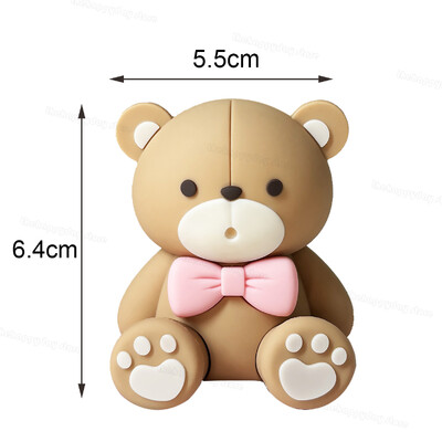 Ανυπομονούμε να περιμένουμε Bear Cake Toppers Μπάλες Boho Birthday Cake Decorations Cake Topper for Baby Shower Wedding Cupcake Toppers