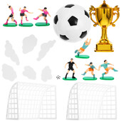 Διακοσμητικό κέικ ποδοσφαίρου Sports Topper Trophy Birthday 800X500X300CM Soccer Toppers Cupcake