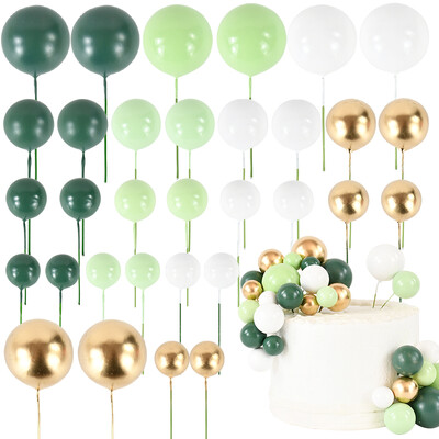 32 τμχ Επιλογές για τούρτα με μπάλα DIY Ένθετο Cupcake Topper Παιδικά πάρτι γενεθλίων Αγόρι κορίτσι Φύλο Αποκάλυψη Διακόσμηση Baby Shower Γάμος