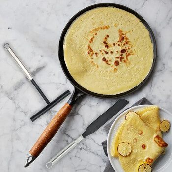 Από ανοξείδωτο ατσάλι Κρέπα Spreader Pancake Batter Spreading Batter Pancake Batter for Bakery Kitchen Spatula