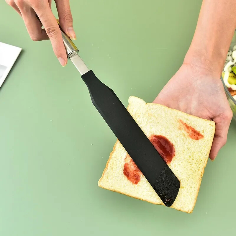 Dispozitiv de împrăștiat crep din oțel inoxidabil Instrument de împrăștiat aluat de clătite Aluat de clătite pentru panificație Spatulă de bucătărie