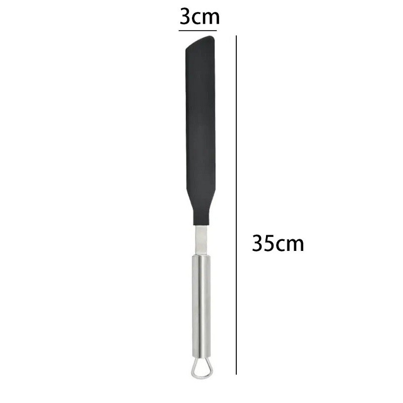 Dispozitiv de împrăștiat crep franțuzesc din oțel inoxidabil Clatite ca aluat Instrumente de întindere clătite ca aluat pentru brutărie Bucătărie + Spatulă