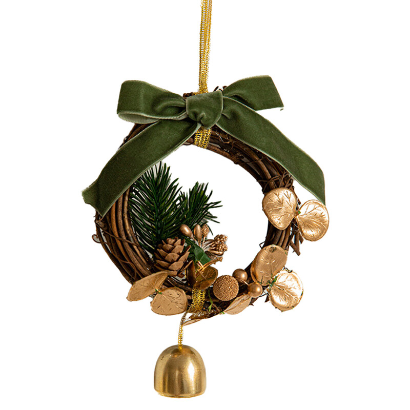 Coroana de clopoței de Crăciun Decoratiuni de Crăciun Fericit Ornament de pandantiv pentru brad de Crăciun pentru petrecerea de Crăciun Cadouri de Revelion 2025