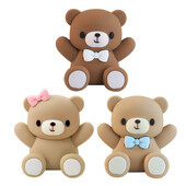 3D Bear Cake Toppers Bear Cake Decorations for Boy Girl Shower Baby Shower πάρτι γενεθλίων