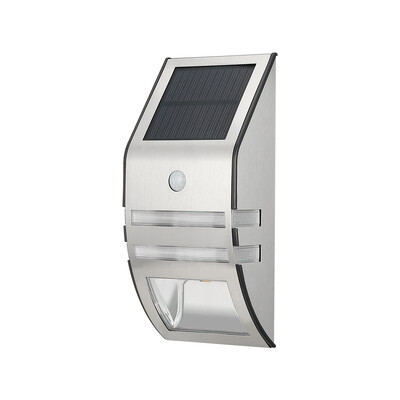 Solar Power Outdoor LED φωτιστικό τοίχου PIR Αισθητήρας κίνησης Auto Control Αδιάβροχο IP65 για Διακόσμηση βεράντας αυλής περίφραξης κήπου