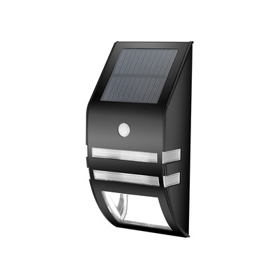 Solar Power Outdoor LED φωτιστικό τοίχου PIR Αισθητήρας κίνησης Auto Control Αδιάβροχο IP65 για Διακόσμηση βεράντας αυλής περίφραξης κήπου