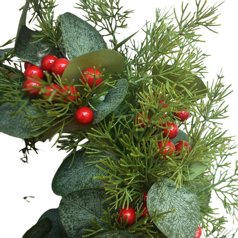 Dirbtinių gėlių vainikas Kalėdų pakabinamas ant sienos žiemos vainikas sodybos girlianda ruduo durų langui vakarėlio vestuvių dekoravimas