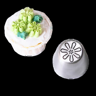 1 vnt rusiško glajaus vamzdelių antgaliai Tulpės nerūdijančio plieno gėlių kreminis pyragas Tešlos antgaliai Lapų purkštukai Silikoninis maišelis Cupcake DIY