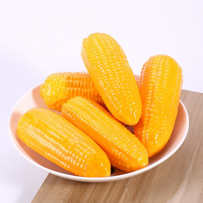 Porumb artificial Spume realiste Stiuleț de porumb Porumb fals Photo Prop multiutilizare Tulpini realiste de porumb Simulare Model de legume Home Deco