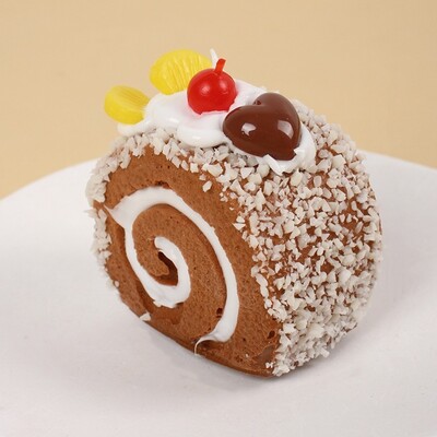 Προσομοίωση Swiss Roll Cake Model, Dessert Fake Cake Food Model, Home Stage Crafts Photography Props, Dessert Shop Display Props