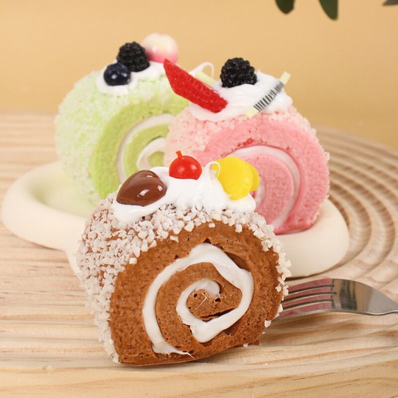 Model de tort elvețian de simulare, model de mâncare pentru prăjituri false pentru desert, obiecte de fotografie pentru meserii de acasă, accesorii pentru afișarea magazinului de deserturi